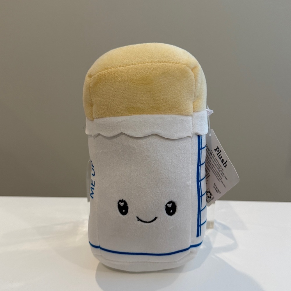 NWT 7” Stick of Butter Valentine Plush